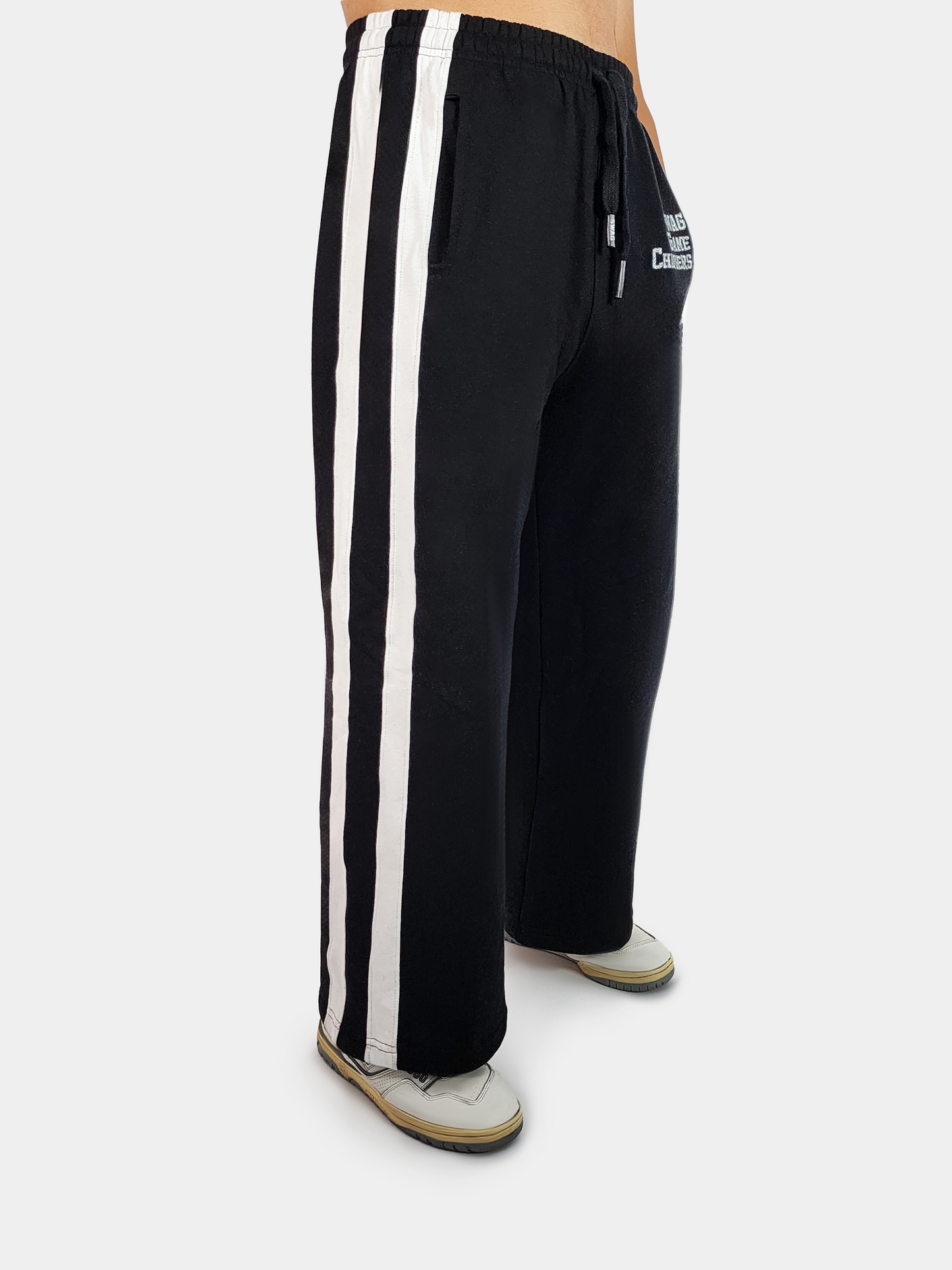Buzo Baggy Franja Blanca
