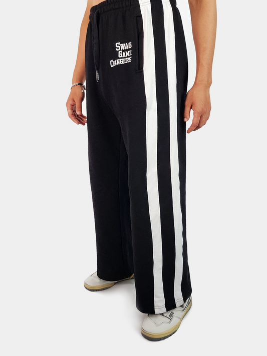 Buzo Baggy Franja Blanca