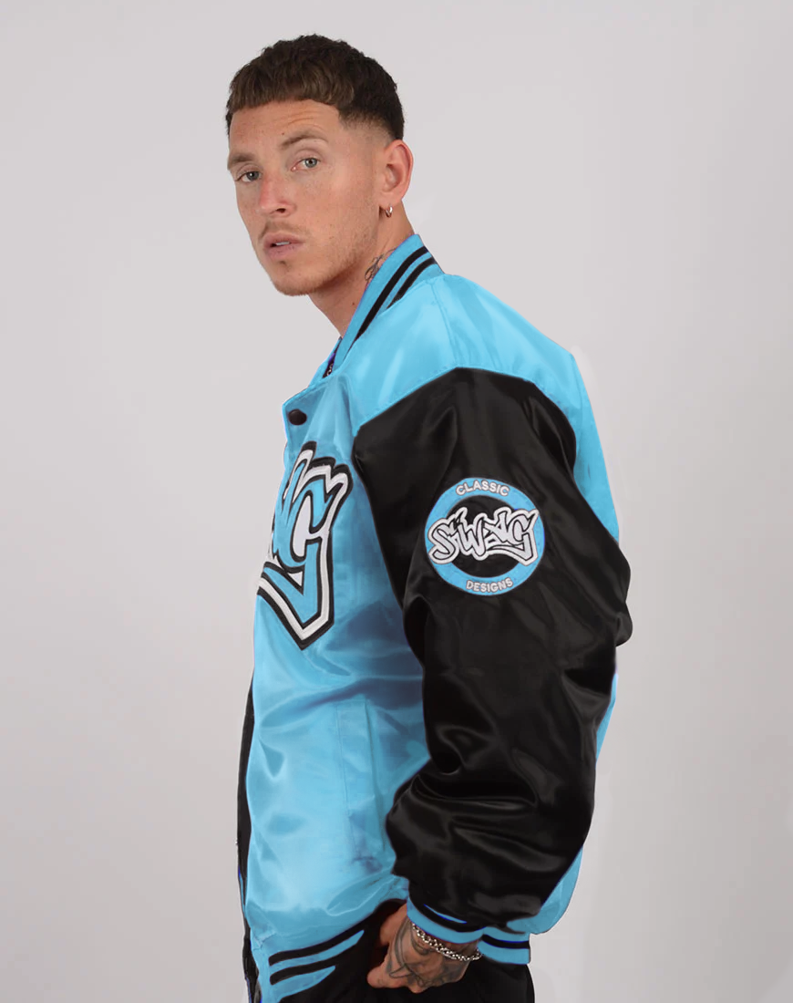 Bomber Jacket Classic Celeste