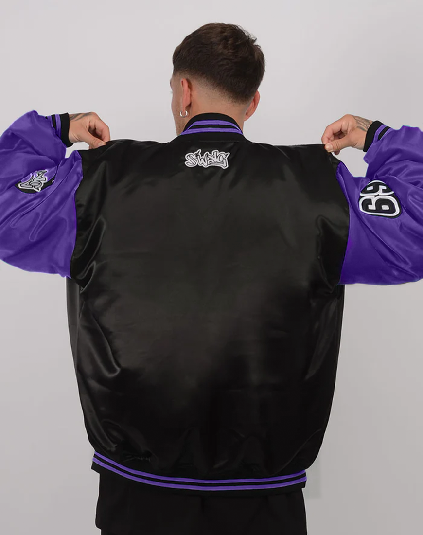 Bomber Jacket Classic Morado