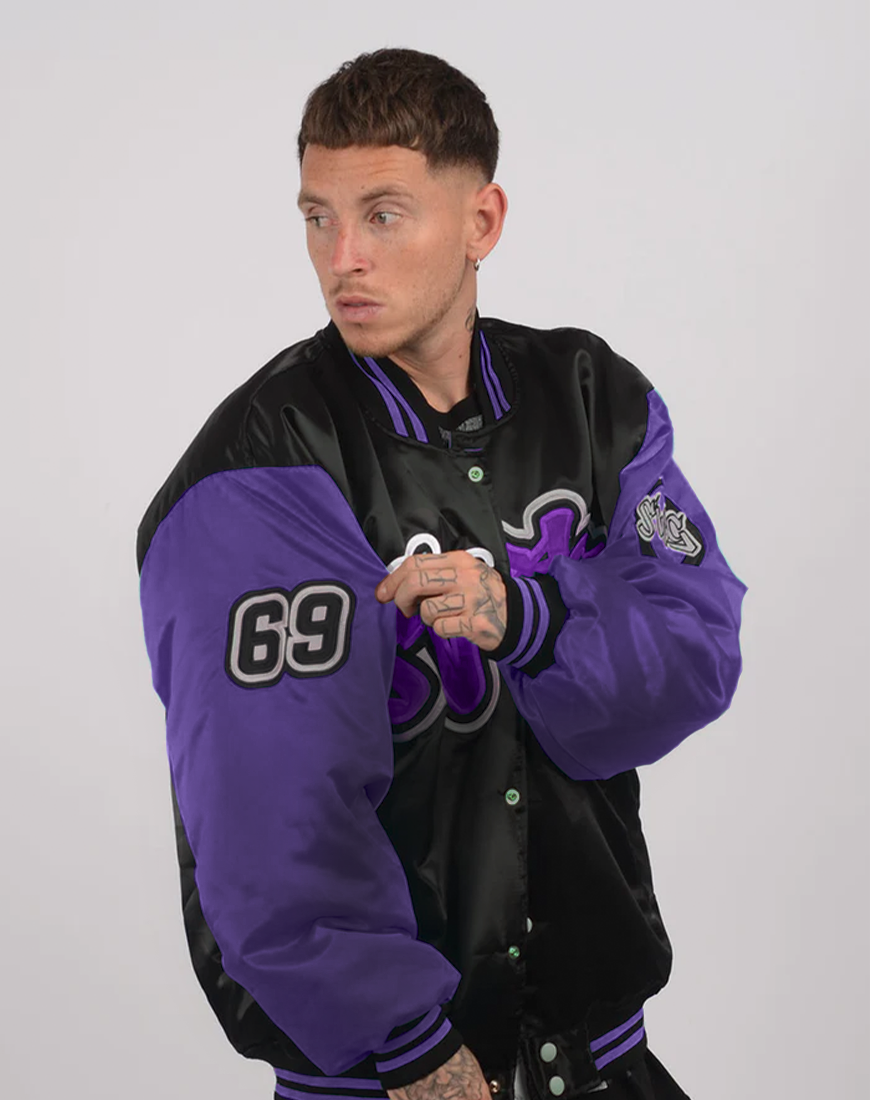 Bomber Jacket Classic Morado