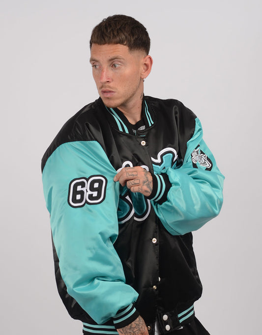 Bomber Jacket Classic Cyan Swag
