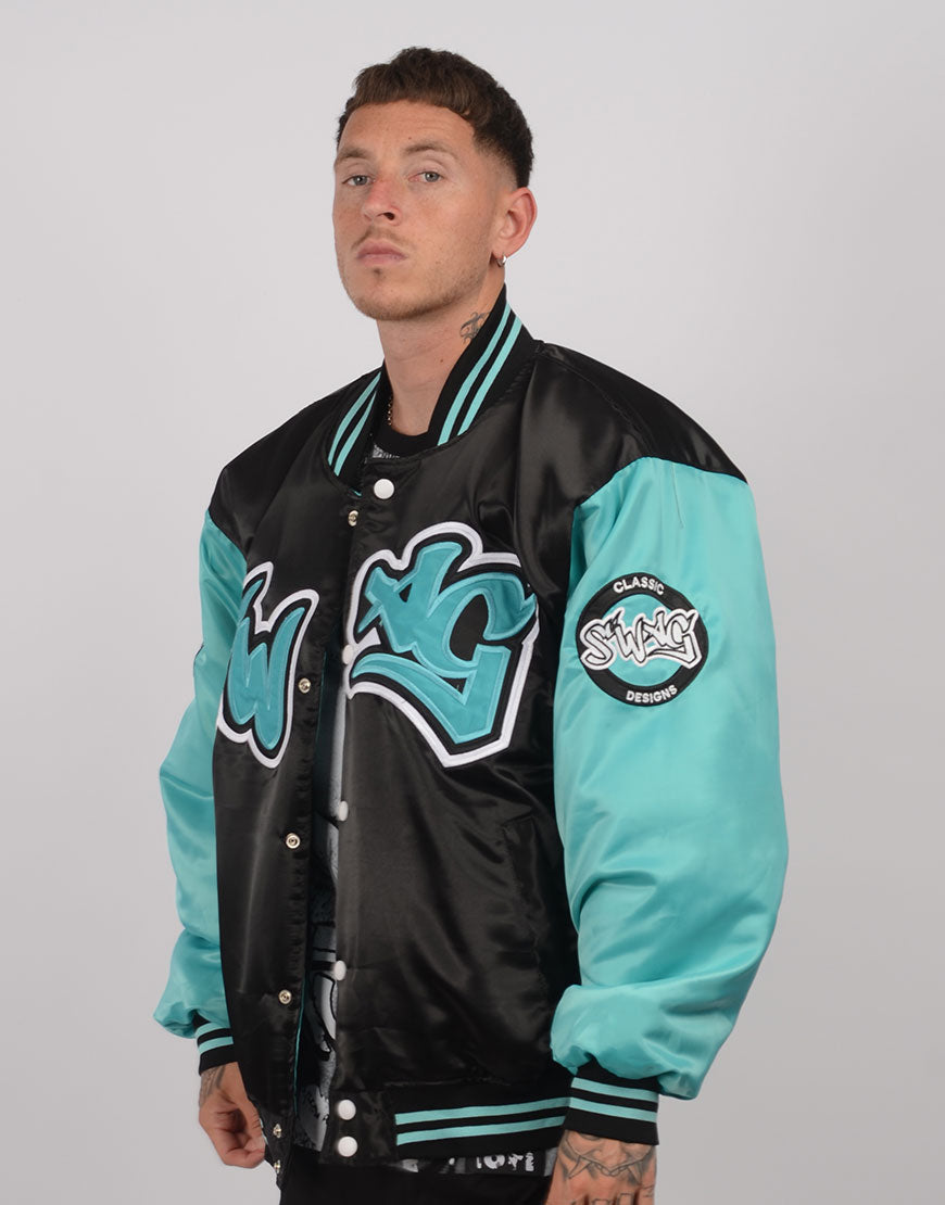 Bomber Jacket Classic Cyan Swag