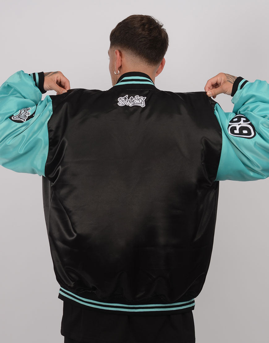 Bomber Jacket Classic Cyan Swag