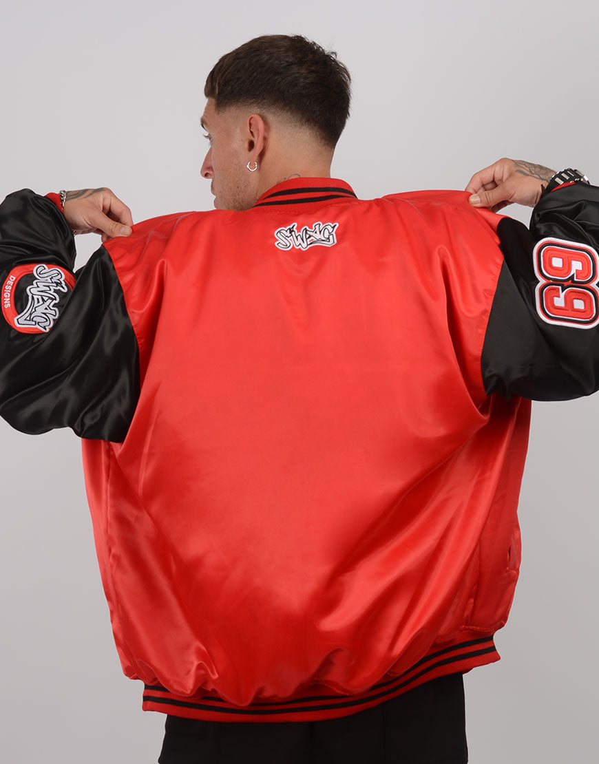 Bomber Jacket Classic Red Swag