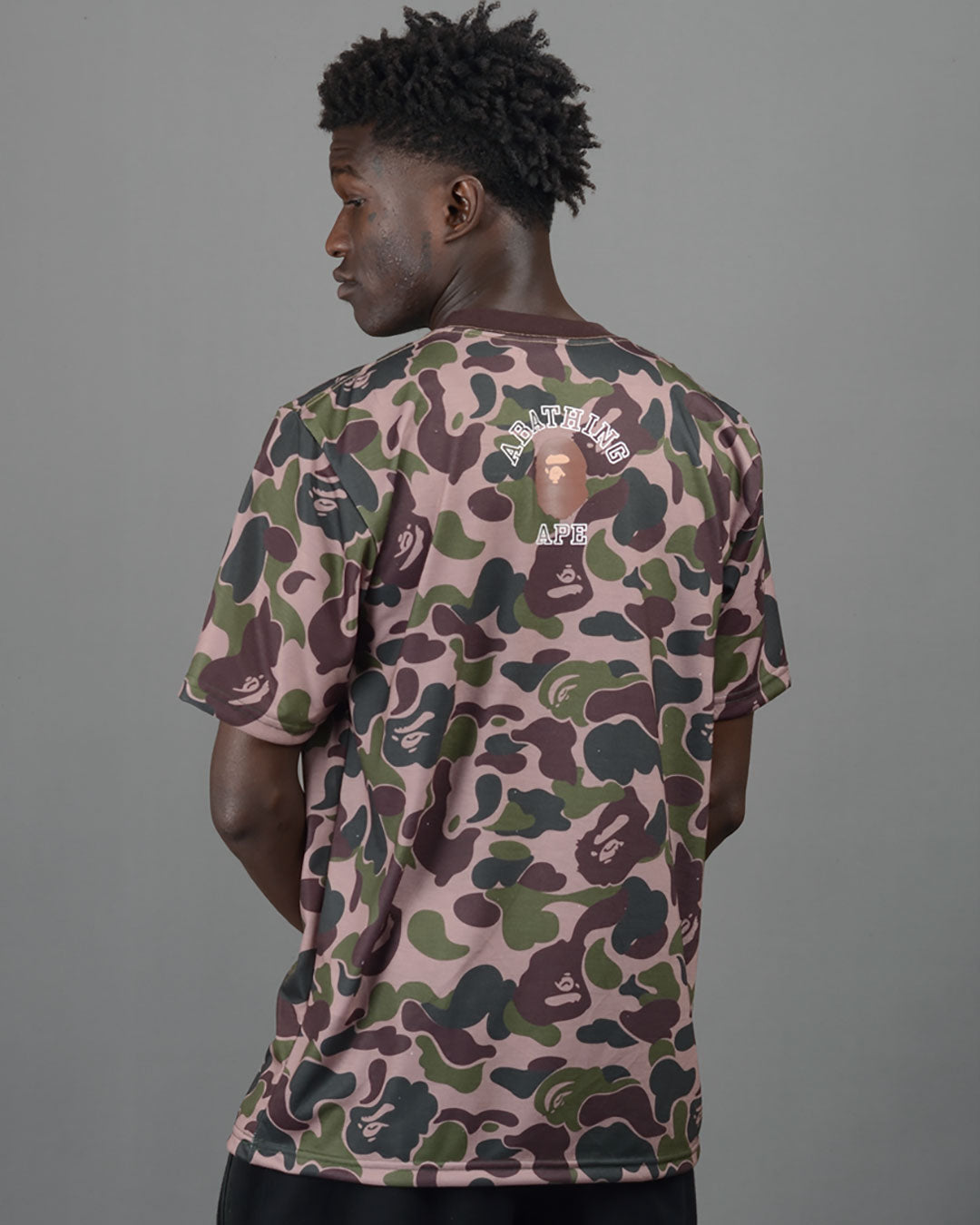 T-Shirt A Bathing Ape Camo Marrón