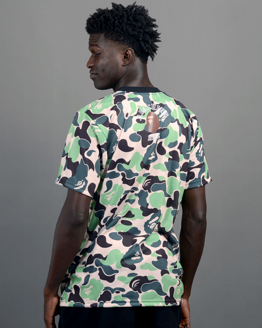 T-Shirt A Bathing Ape Camo Verde