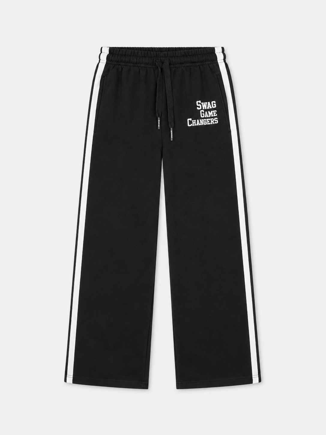 Buzo Baggy Franja Blanca