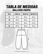Balloon pant Negro