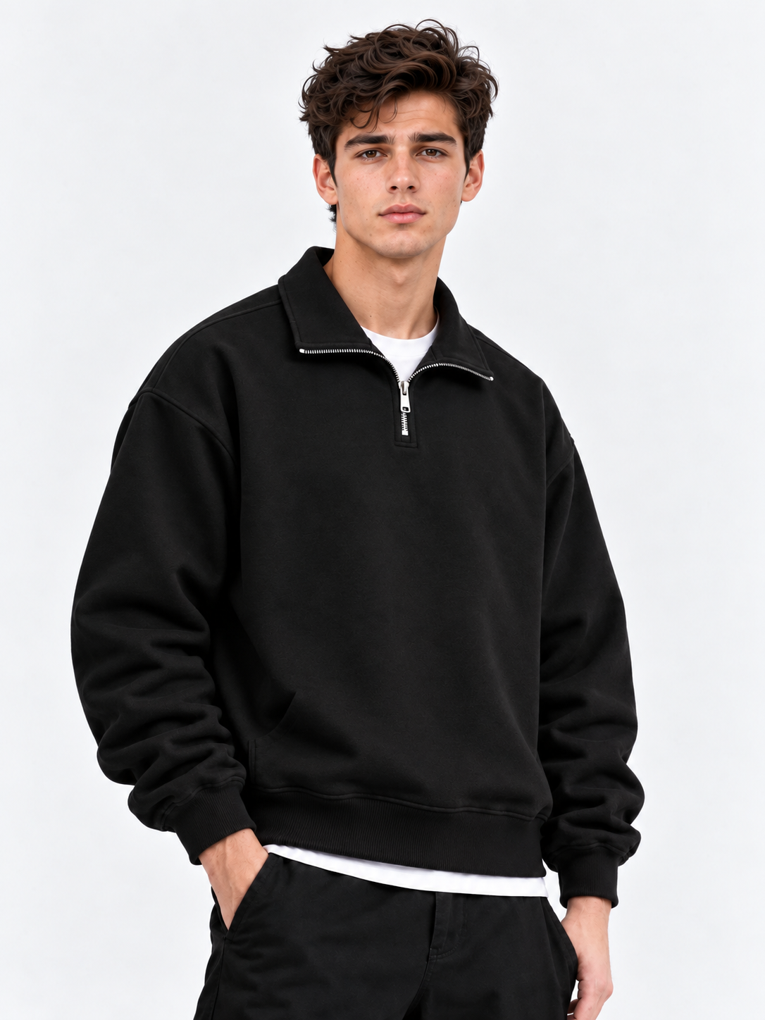 HALF ZIP PIMA COLORS