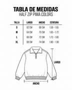 HALF ZIP PIMA COLORS