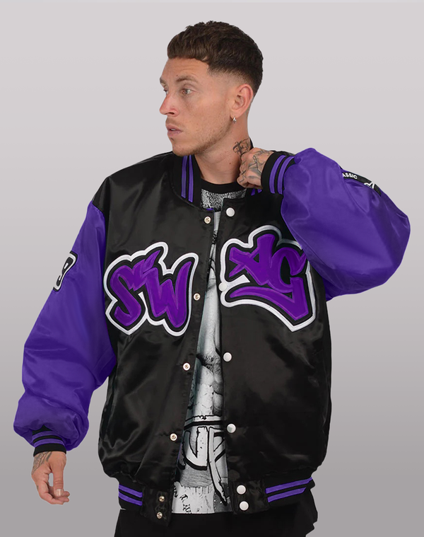 Bomber Jacket Classic Morado