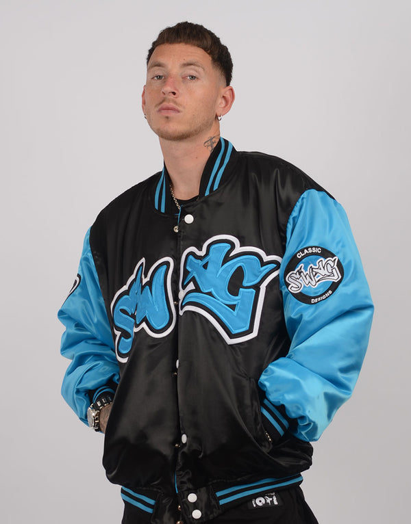 Bomber Jacket Classic Sky Blue Swag