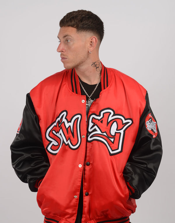 Bomber Jacket Classic Red Swag