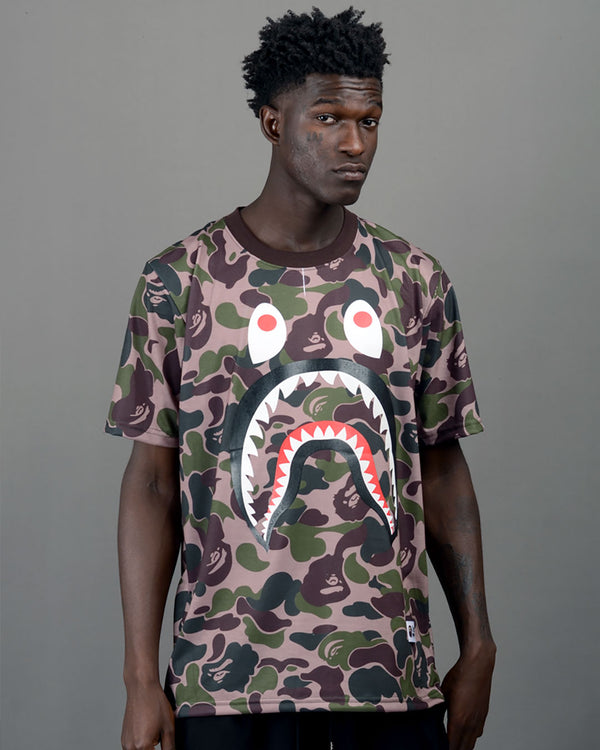 T-Shirt A Bathing Ape Camo Marrón