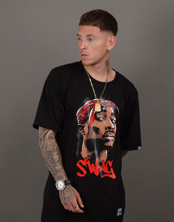 T-Shirt Tupac Red Swag